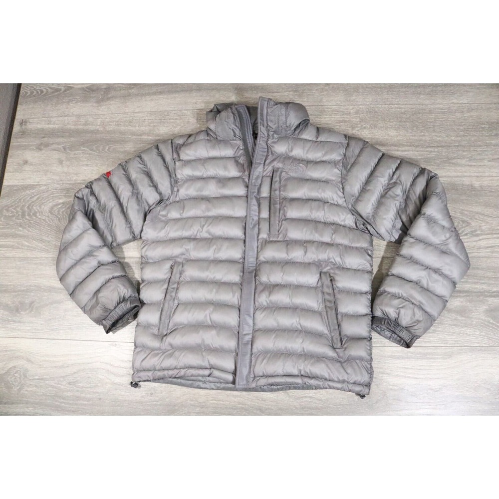 The North Face Summit Series Puffer Jacket Gray Large? READ